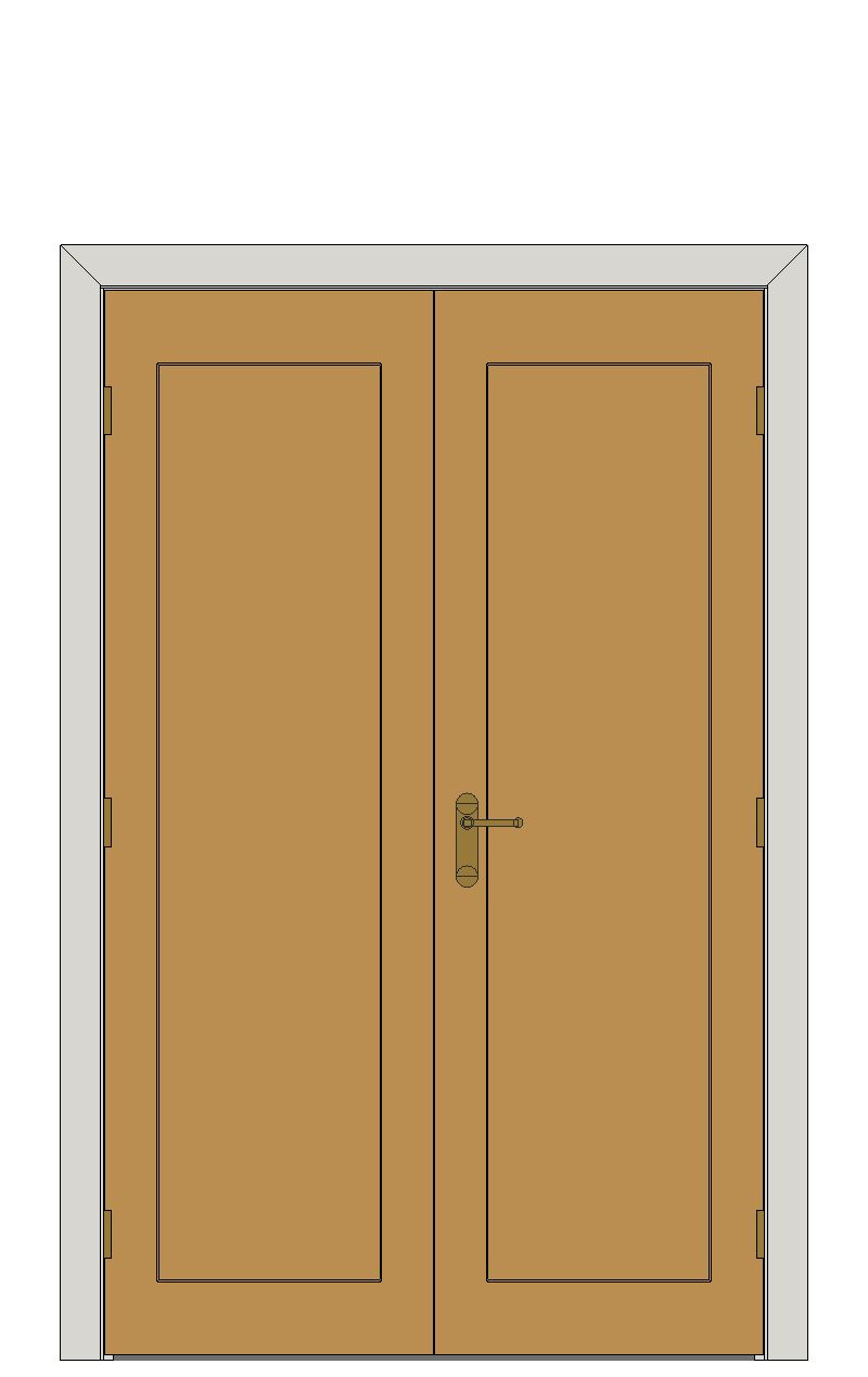 Double doorset — Ostria Oak Internal Door — Double hinged — Prefinished Oak