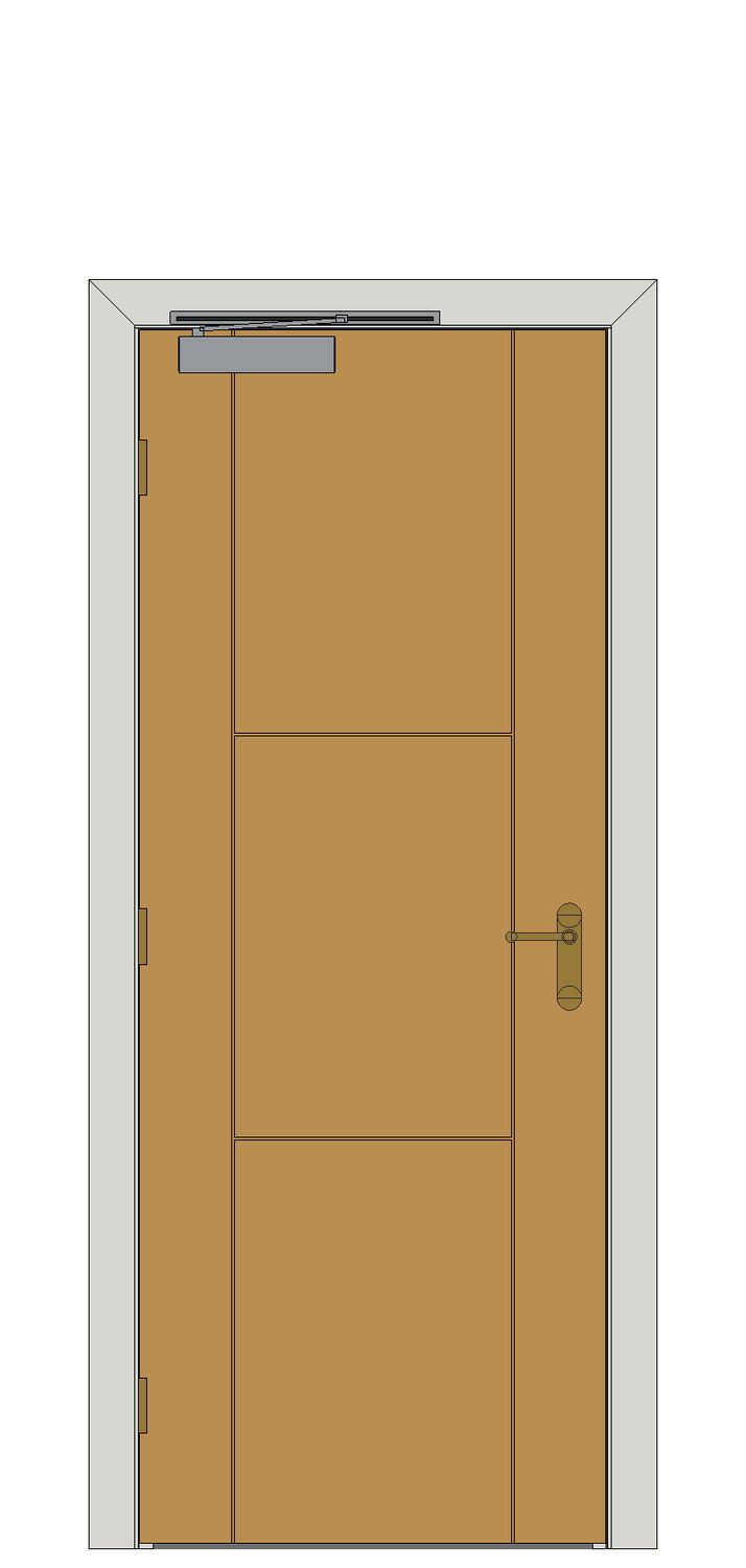 Mistral Oak Internal Door — Single — Prefinished Oak