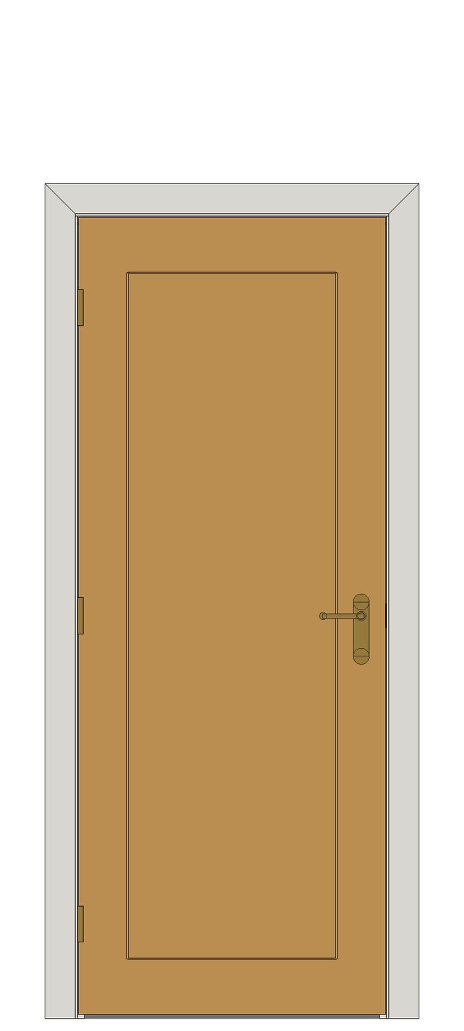 Ostria Oak Internal Door — Single — Prefinished Oak