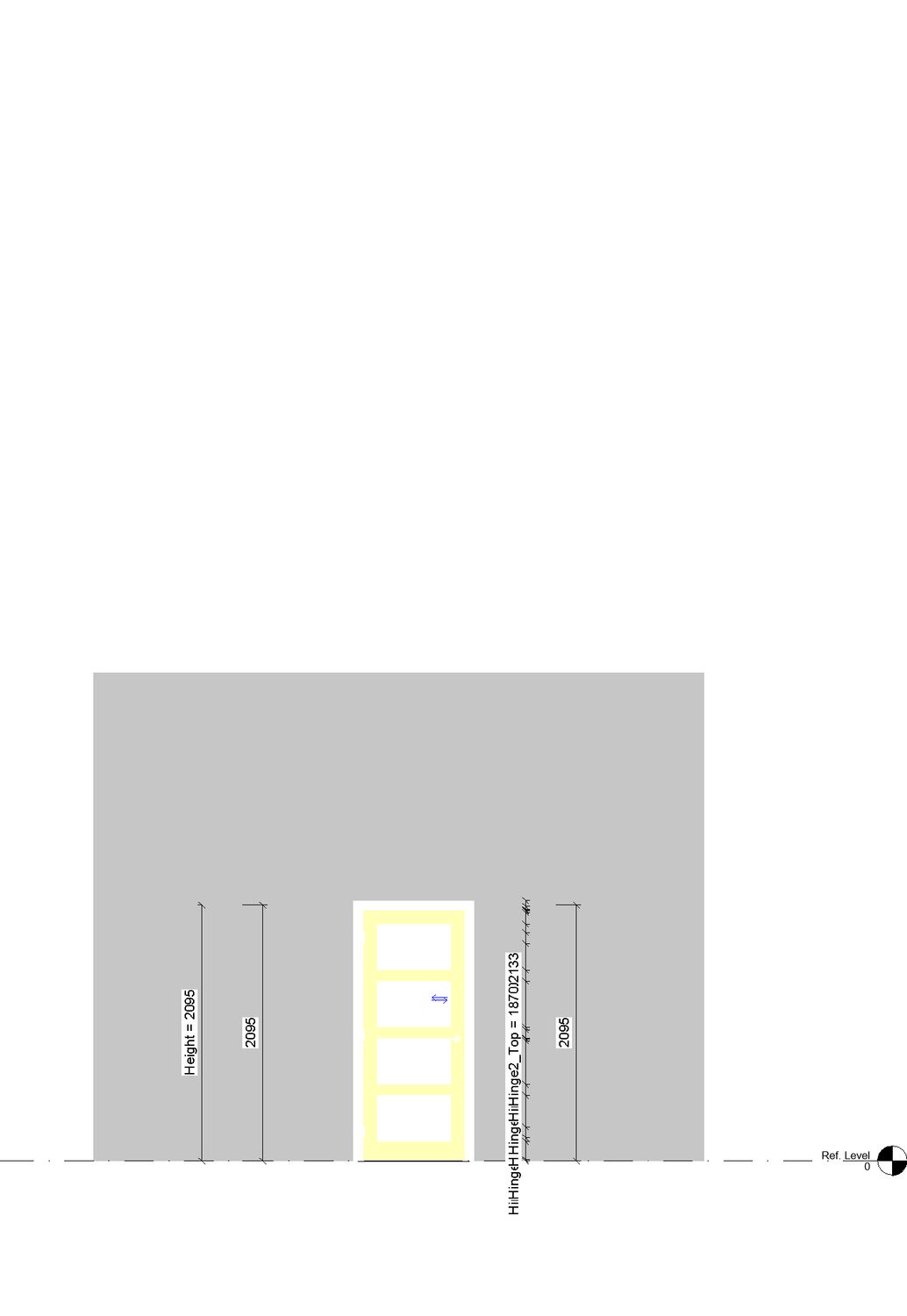 Contemporary four-lite — Single — White or light oak (bespoke options)