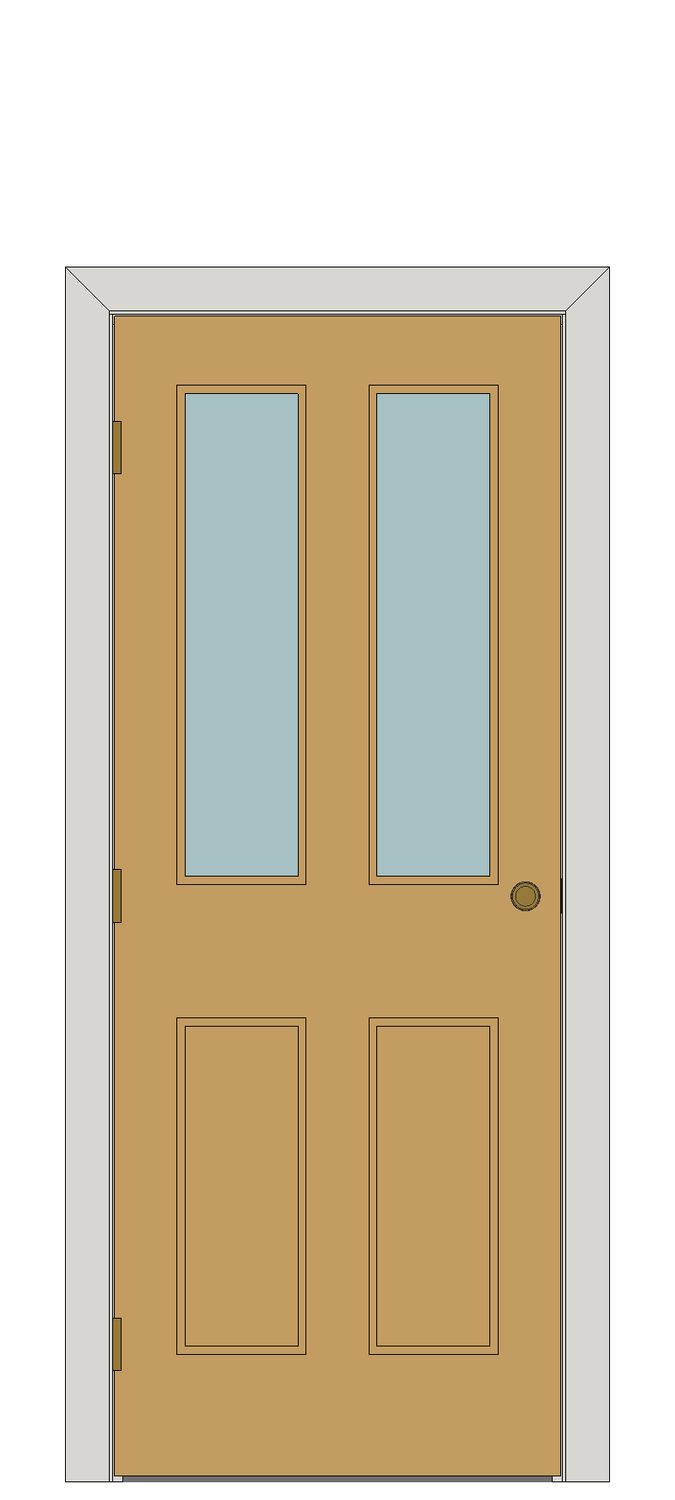 Traditional Oak Internal Doors - Parlour Unglazed â€” Unfinished oak — Hinged — Unfinished oak