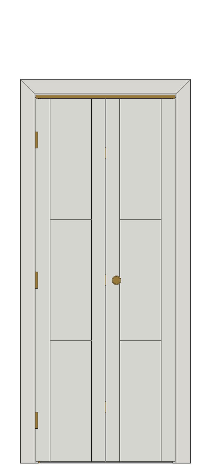 Mistral White Bi-fold Internal Door — Bifold — Primed White
