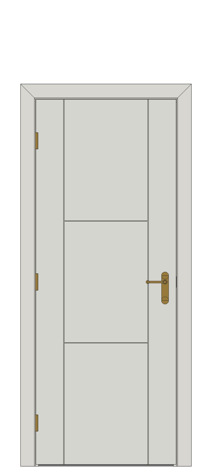 Mistral White Internal Door — Single — Primed White