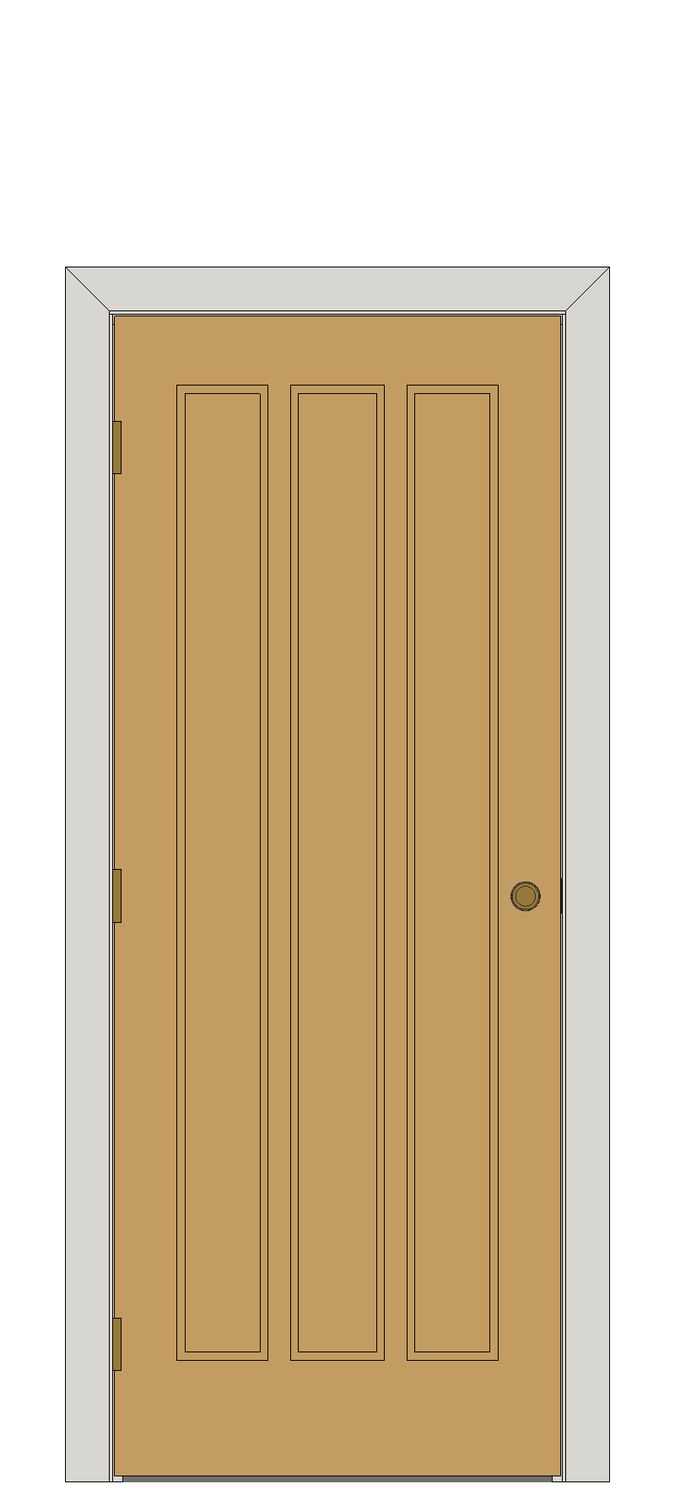 Oak Kilburn â€” Unfinished oak — Hinged — Unfinished oak