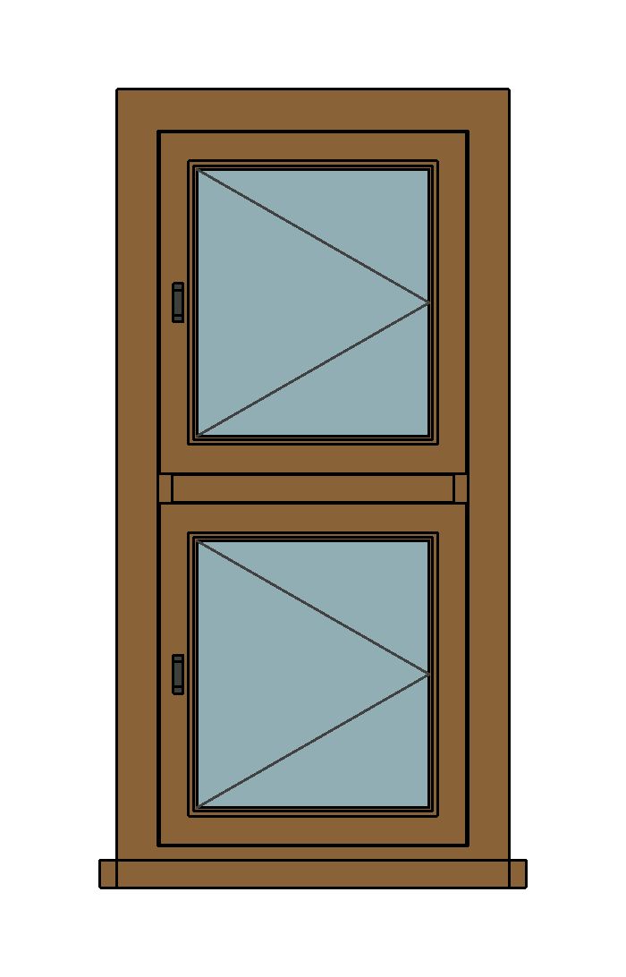 Stacked Lights — Revit 2027 Window Family