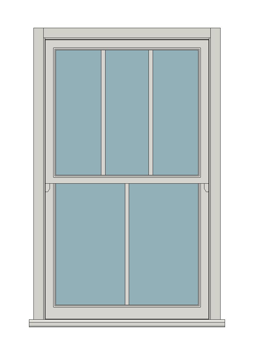 Three over Two — Revit 2027 Window Family