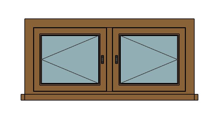 Paired Casements — Revit 2027 Window Family