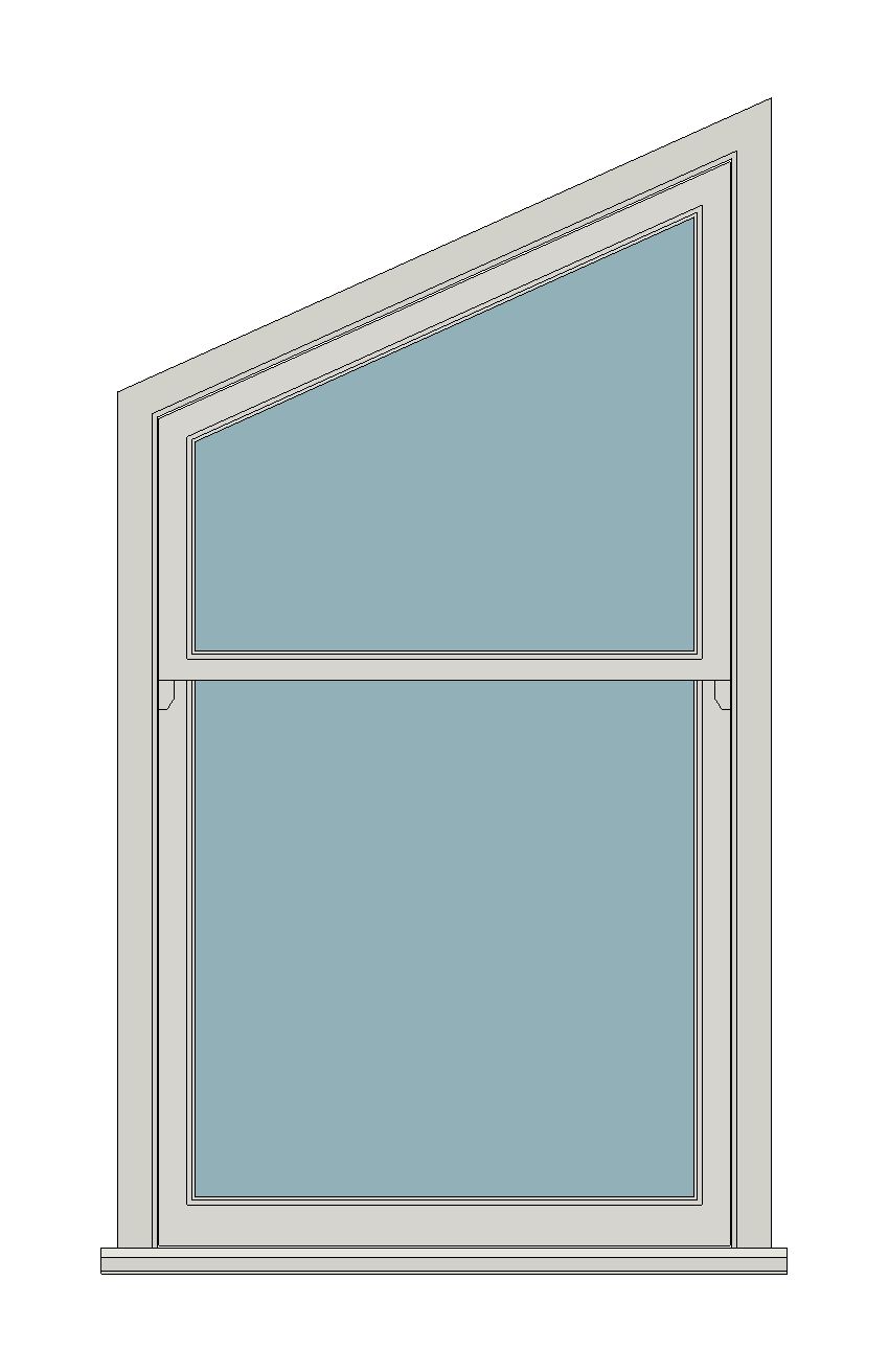 Raked Head — Revit 2027 Window Family