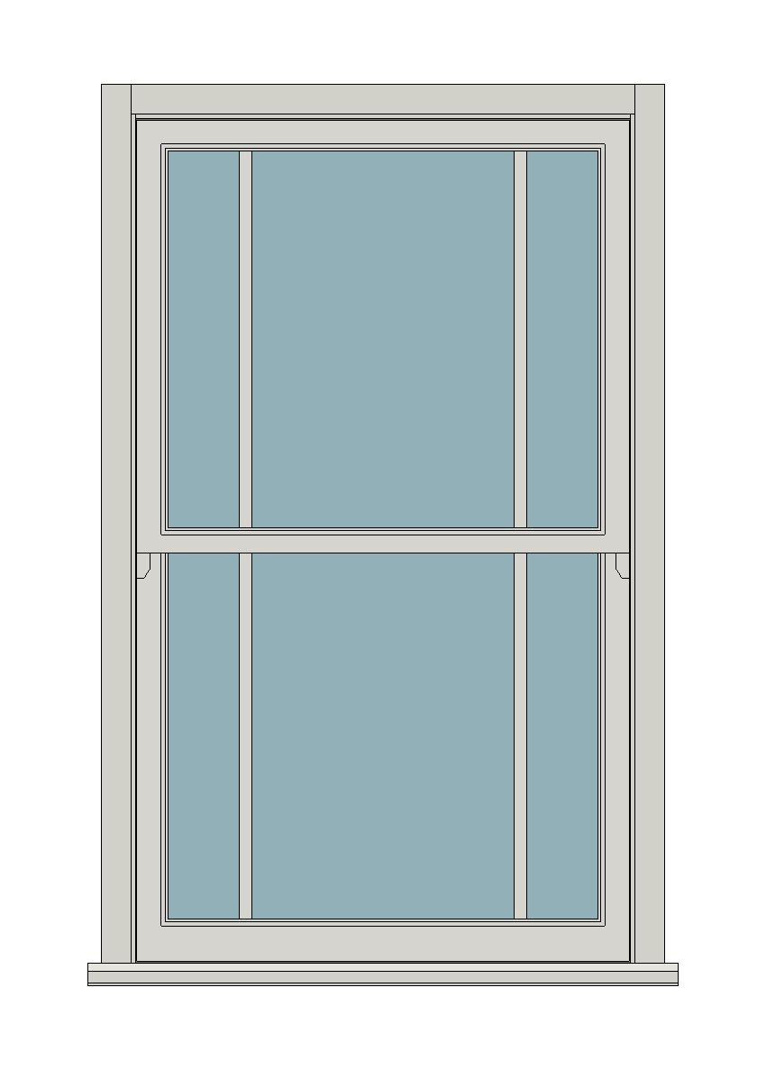 Margin Lights — Revit 2027 Window Family