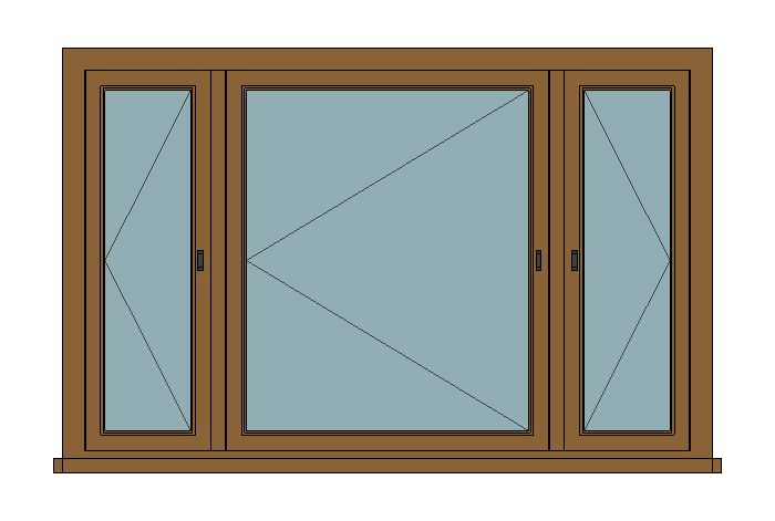 Three Light — Revit 2027 Window Family