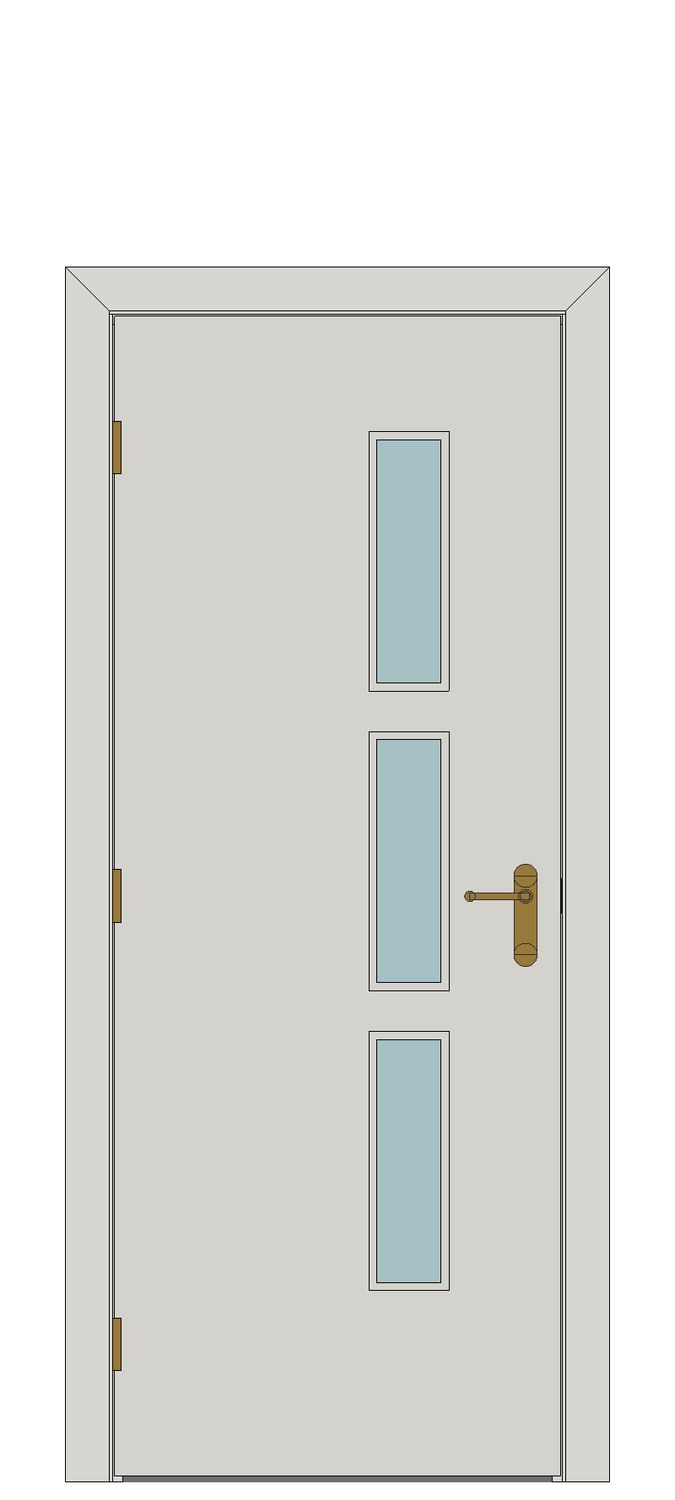 Castle Richmond inspired — JELD-WEN-inspired Revit 2027 Door