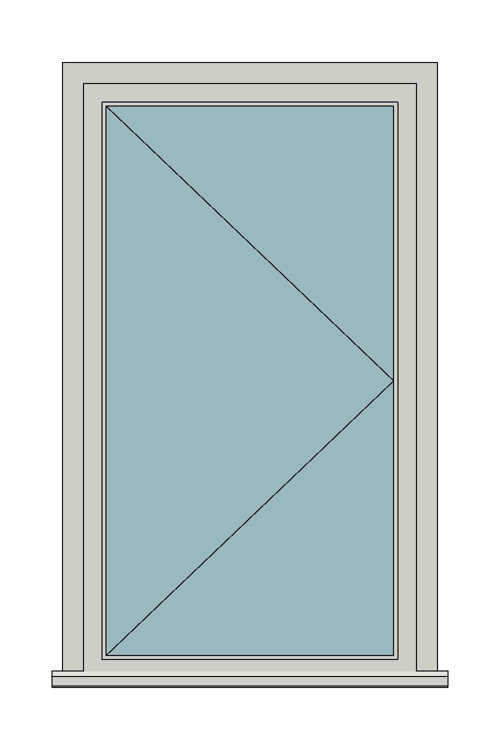 Stormsure Energy+ inspired casement - Single side hung — JELD-WEN-inspired Revit 2027 Window
