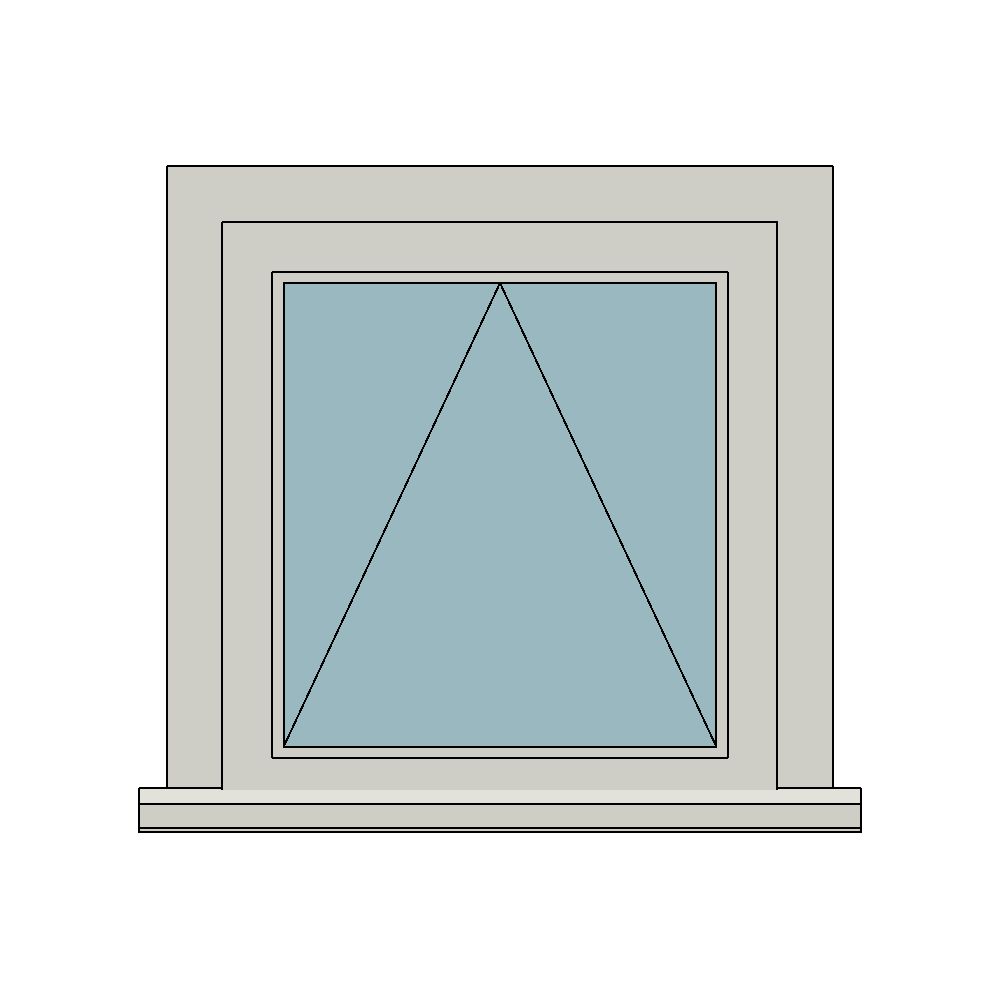 Stormsure Energy+ inspired casement - Single top hung — JELD-WEN-inspired Revit 2027 Window