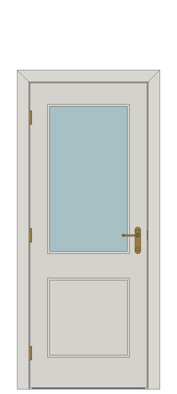 Castle Tilsbury inspired — JELD-WEN-inspired Revit 2027 Door