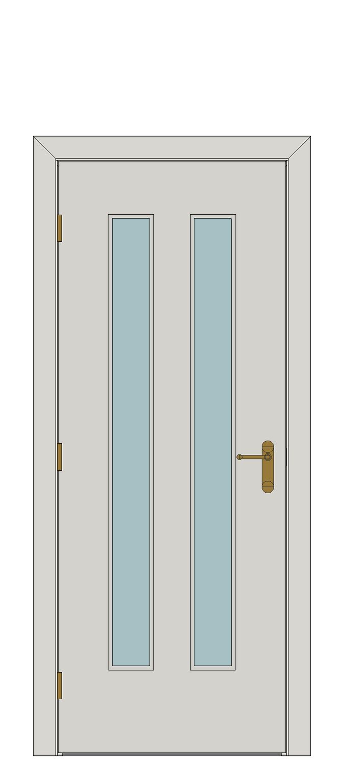 Castle Barnard inspired — JELD-WEN-inspired Revit 2027 Door
