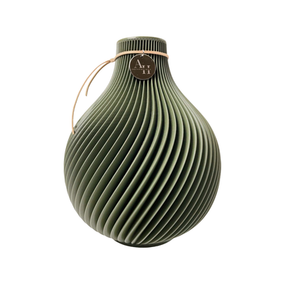 Modern BOHO Vase – Elegant Decor for Your Home, Size: 20 cm, Color: Olivgrün