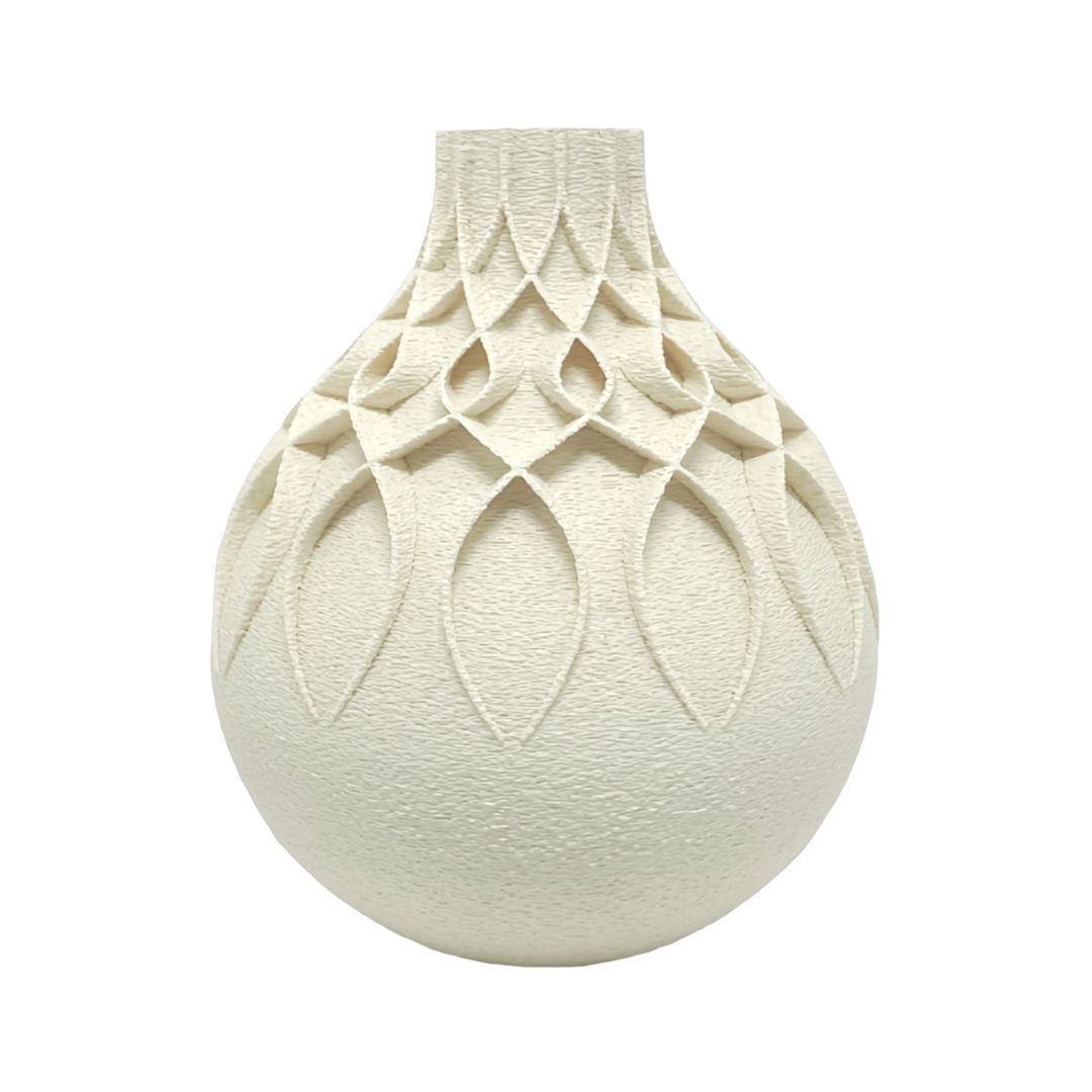 Boho SILVA vase &amp; fragrance diffuser in Beige - modern design, 12 cm tall, stylish and versatile.