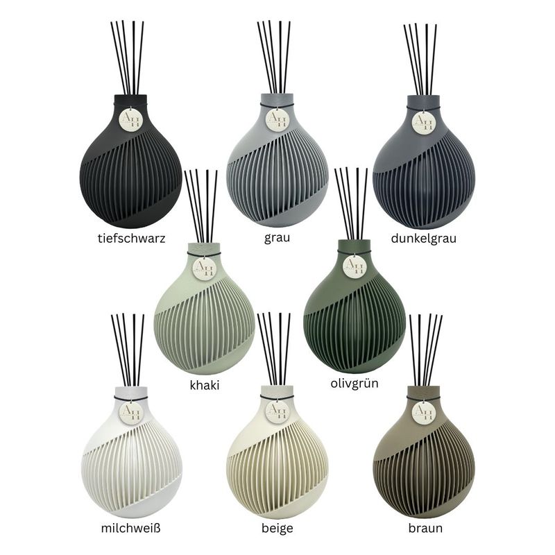 Linea diffuser – 12 cm boho, 8 colors, eco-friendly, incl. oil & sticks