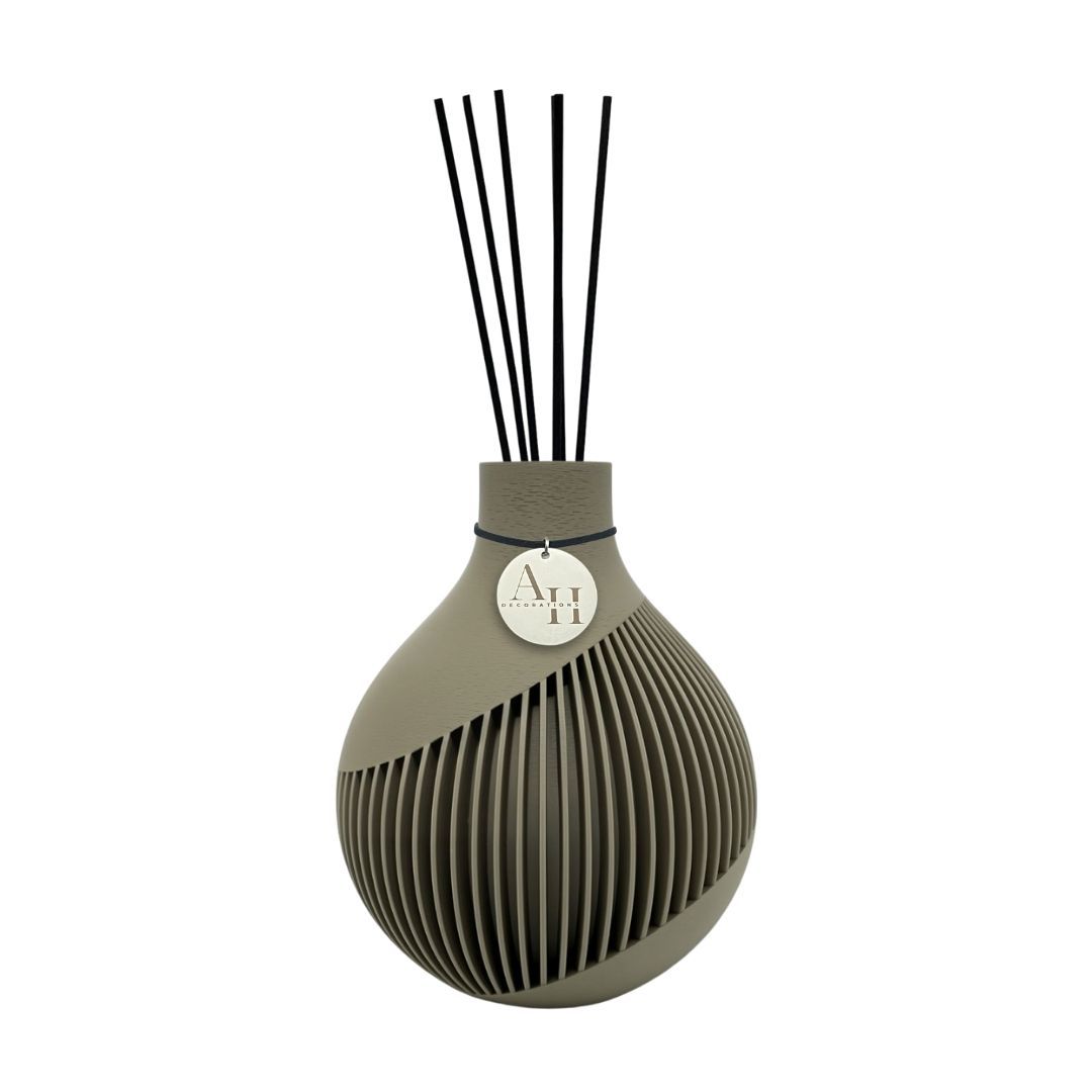 Modern Diffuser – Linea, Size: 12 cm, Color: Braun