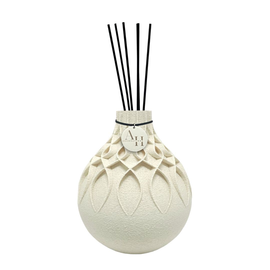 Modern Diffuser– Silva, Size: 12 cm, Color: Beige