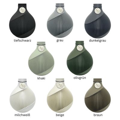 Boho Linea vase – modern, 3D-printed, ideal for your living room, hallway or dining table