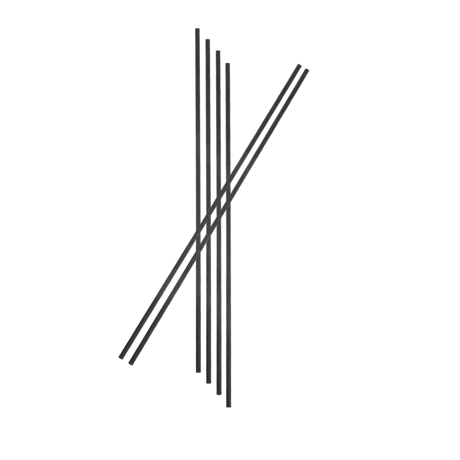 Rattan reed sticks – 25 cm x 3.0 mm – Black