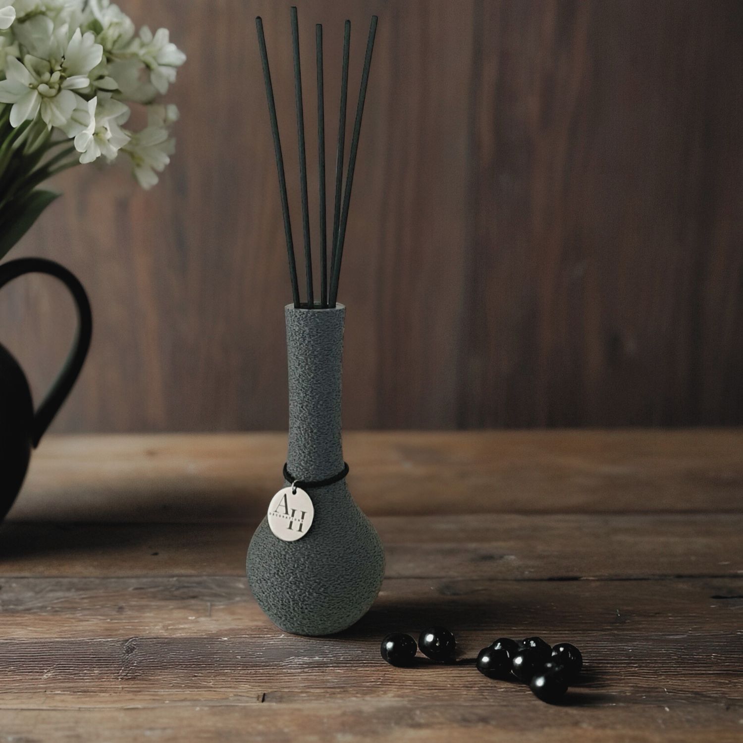 Modern Diffuser – STILLA, Size: 16 cm, Color: Dark Grey