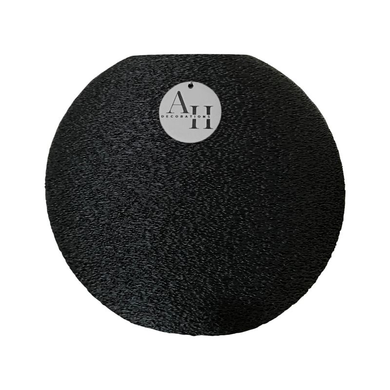 Detail view of the ORBIS vase with textured surface, modern 3D printed design vase
