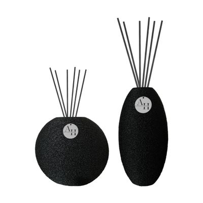 Orbis &amp; Atria fragrance vase set as stylish room diffusers with modern design
