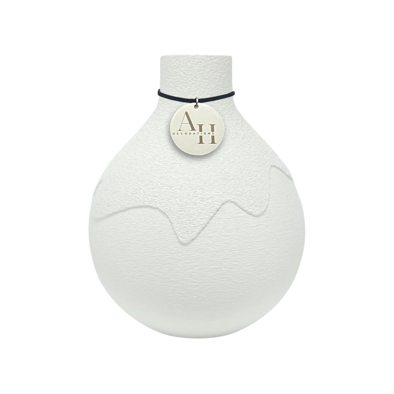 Boho Sera vase – elegant white, clean lines, durable &amp; 3D-printed in Austria