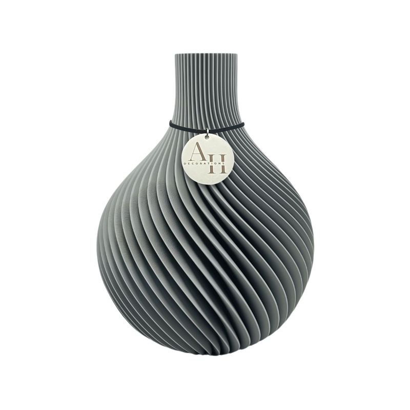 Boho vase Vela – 3D-printed in Austria, for dried flowers &amp; living room decor, modern &amp; sustainable