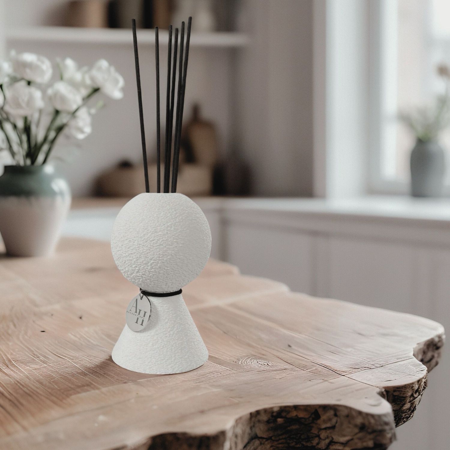Modern Diffuser – NODUS, Size: 12 cm, Color: Milky White