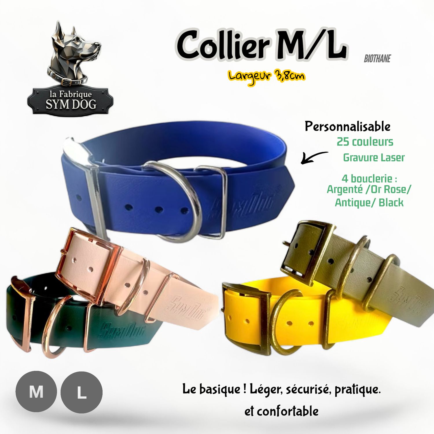 SIMPLY 3,8cm largeur 