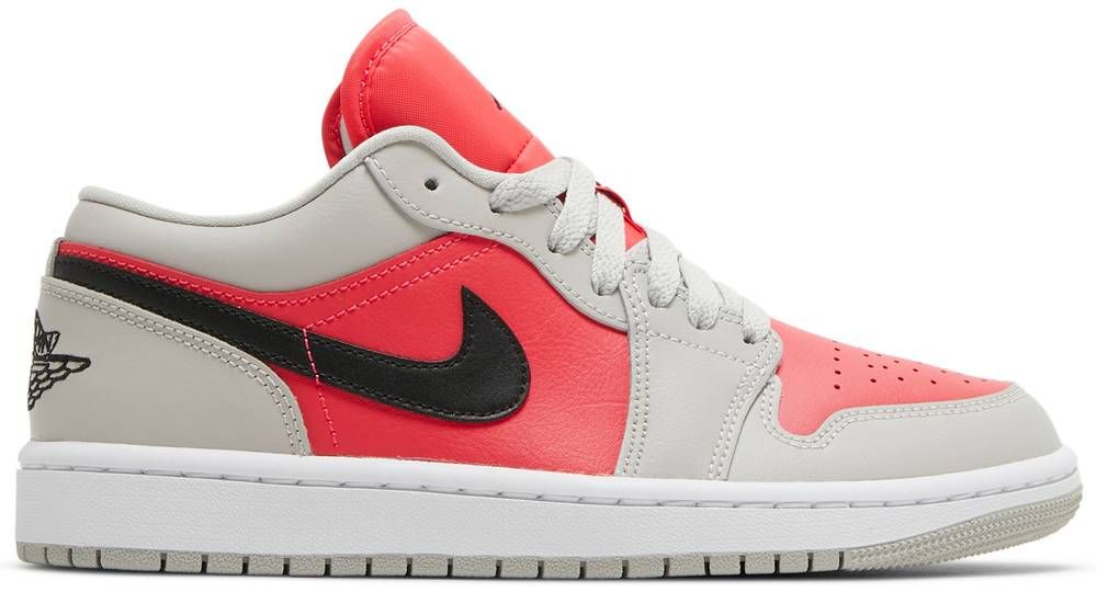 Wmns Air Jordan 1 Low &#39;Light Iron Ore Siren Red&#39;
