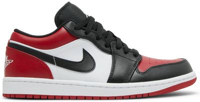 Air Jordan 1 Low &#39;Bred Toe&#39; 2021