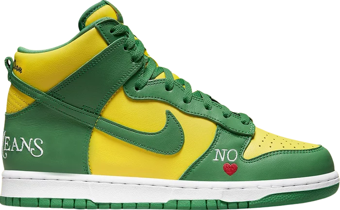 Supreme x Nike Dunk High SB &#39;By Any Means - Brazil&#39;