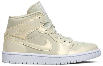 Wmns Air Jordan 1 Mid &#39;Lemon Yellow&#39;
