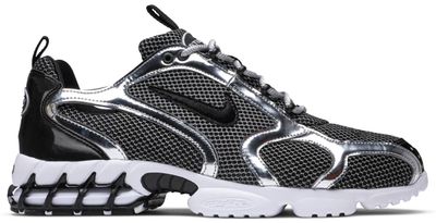 Stussy x Air Zoom Spiridon Caged 2 &#39;Pure Platinum&#39;