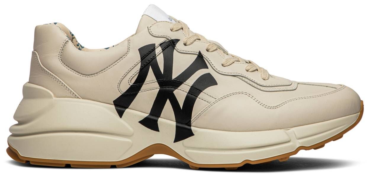 Gucci Rhyton Leather Sneaker &#39;NY Yankees&#39;