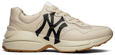 Gucci Rhyton Leather Sneaker &#39;NY Yankees&#39;