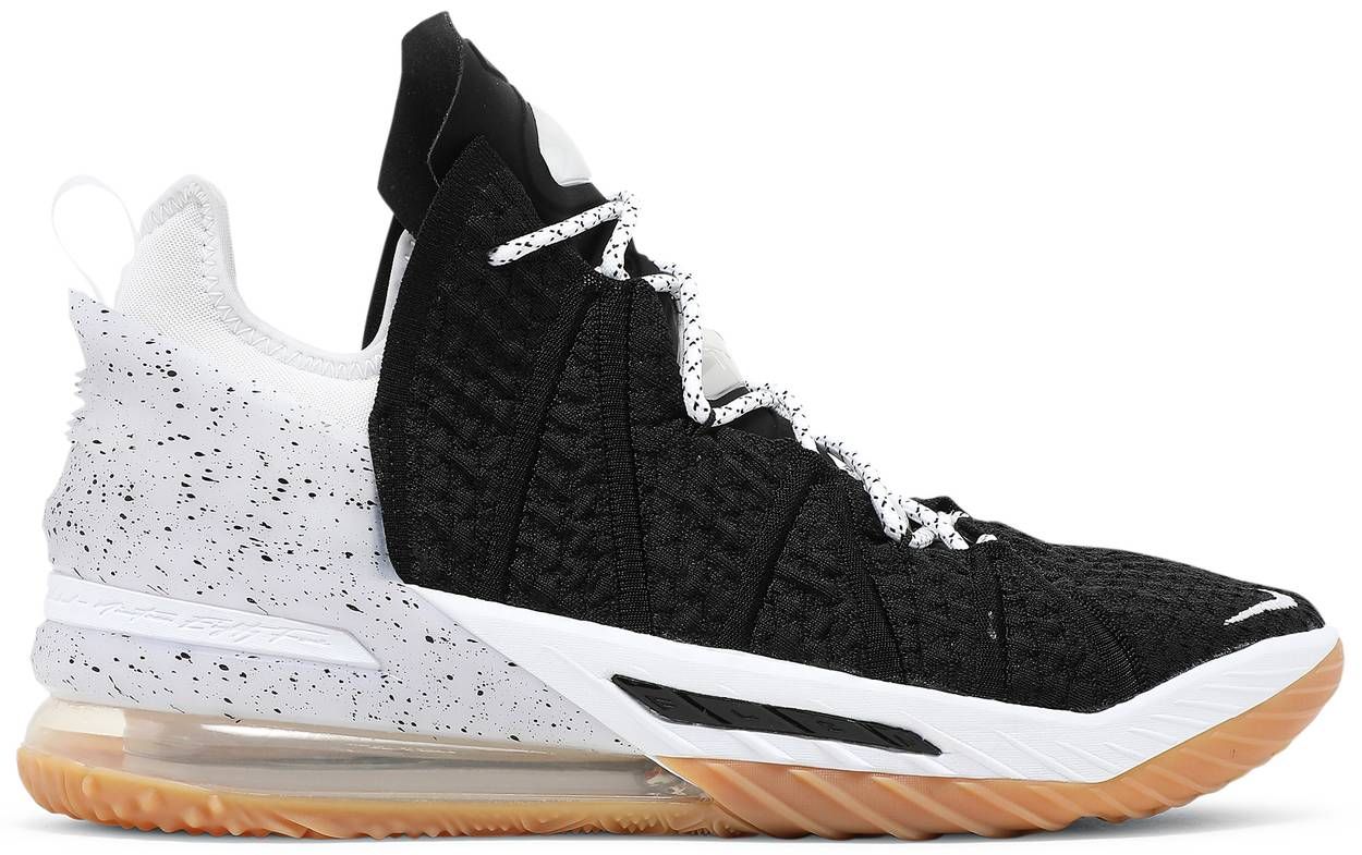 LeBron 18 &#39;Black White Gum&#39;