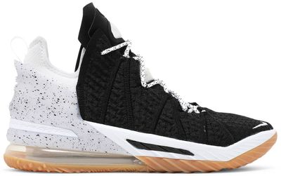 LeBron 18 &#39;Black White Gum&#39;