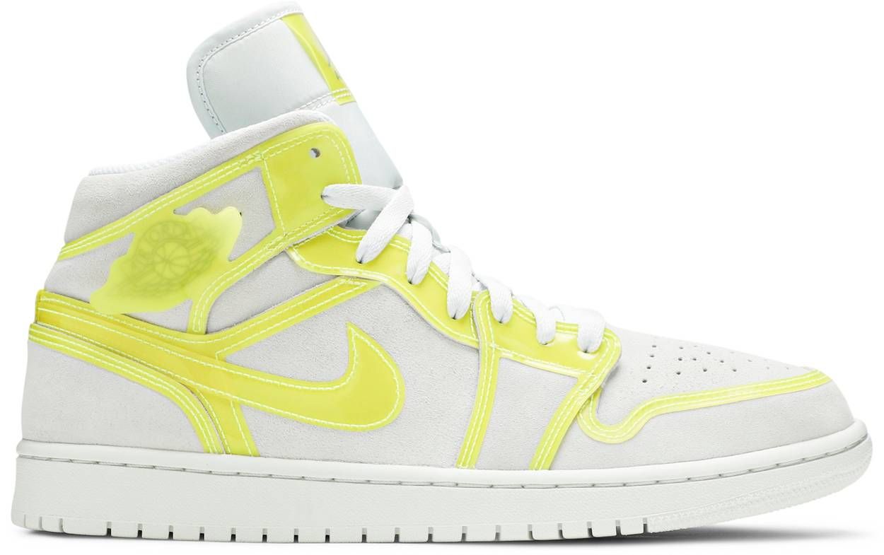 Wmns Air Jordan 1 Mid LX &#39;Off White Opti Yellow&#39;