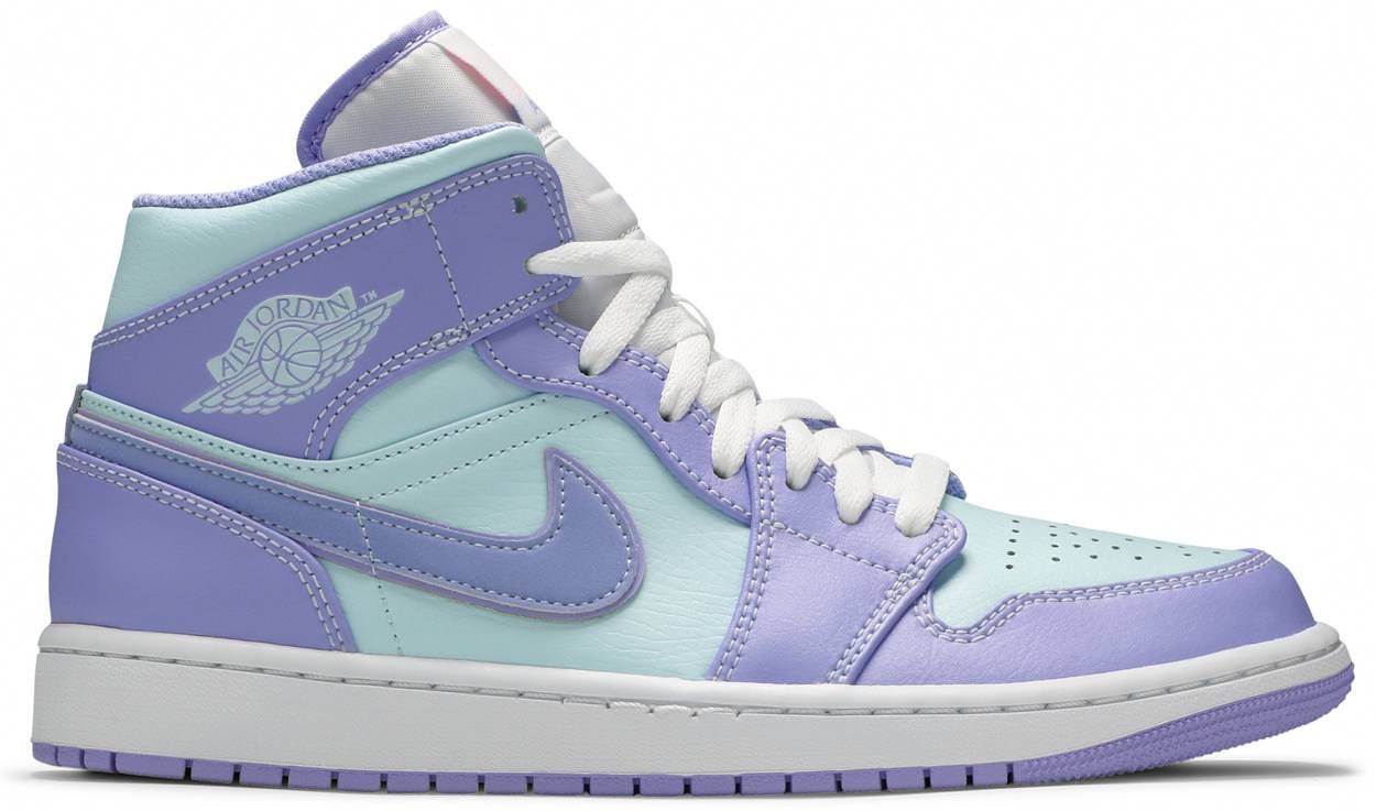 Air Jordan 1 Mid &#39;Purple Pulse Glacier Blue&#39;