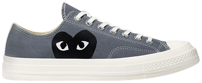 Comme des Garçons PLAY x Chuck 70 Low &#39;Steel Gray&#39;