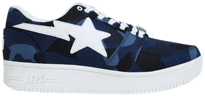 Bapesta Canvas Low &#39;Navy Camo&#39;