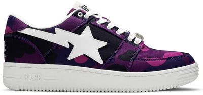 Bapesta Canvas Low &#39;Purple Camo&#39;