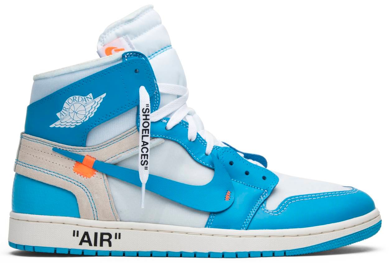 Off-White x Air Jordan 1 Retro High OG &#39;UNC&#39;