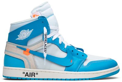 Off-White x Air Jordan 1 Retro High OG &#39;UNC&#39;
