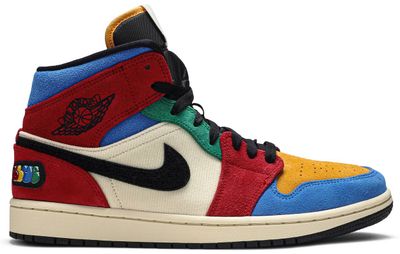 Blue The Great x Air Jordan 1 Mid &#39;Fearless&#39;